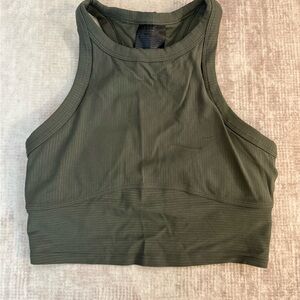 lululemon athletica Dark Green Crop Top
